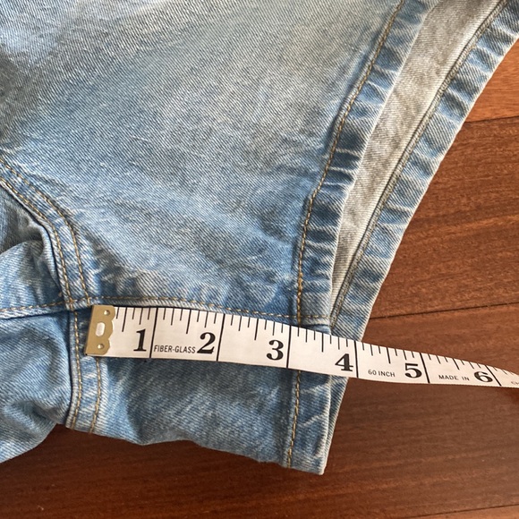 Isabel Maternity Over the Belly Jean Midi Denim Shorts w/Pockets - Size 6 EUC - Picture 4 of 11